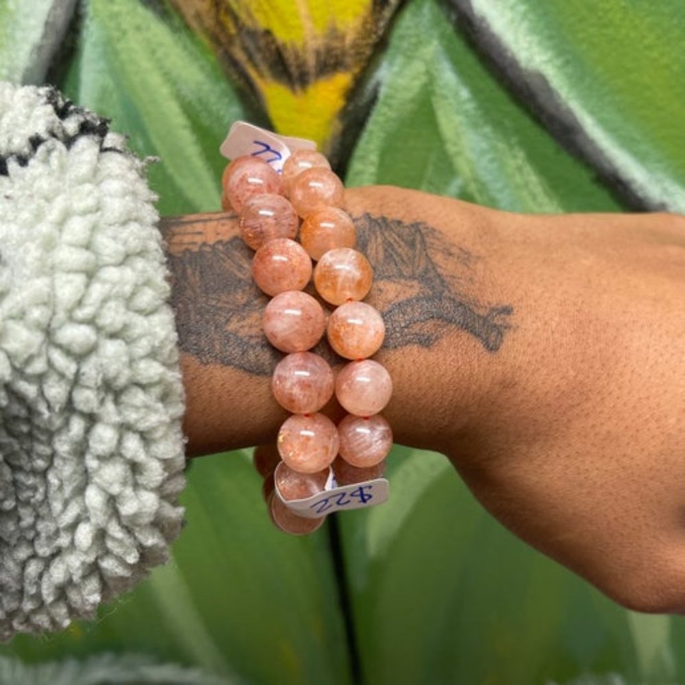Golden Strawberry Quartz Bracelet (6mm)